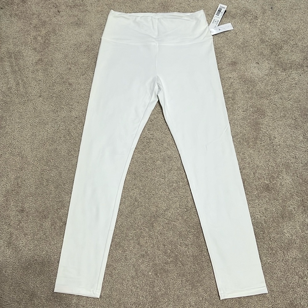 NWT TRIBAL ankle white leggings